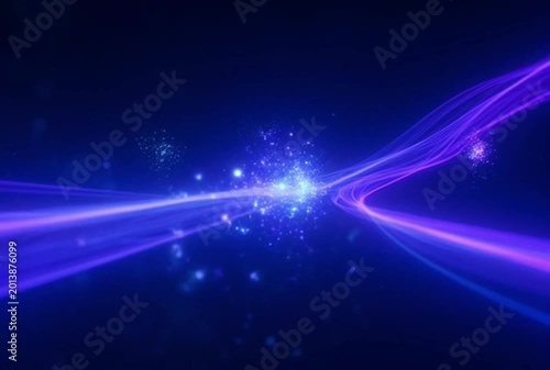 abstract blue background with stars