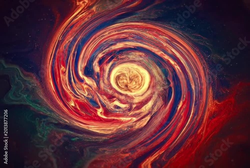red and yellow spiral
