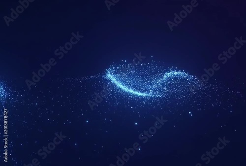 blue sky with stars