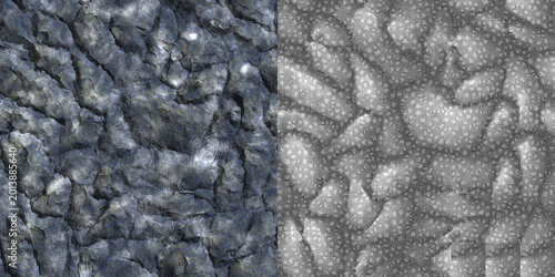 Quadro em tela Abstract seamless quartz natural stone pattern