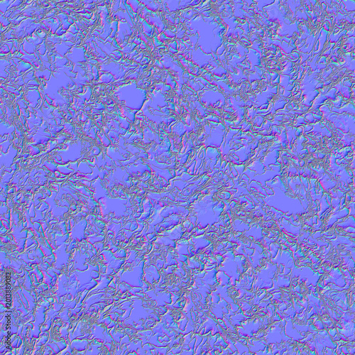 Peeling Paint Surface Normal Map Texture