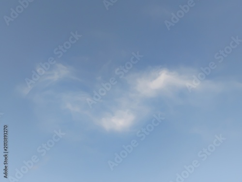 blue sky with clouds