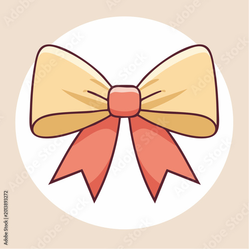 Cartoon Bow Tie Illustration