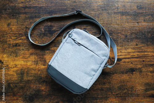 small unisex crossbody shoulder bag as travel and daily use accessory