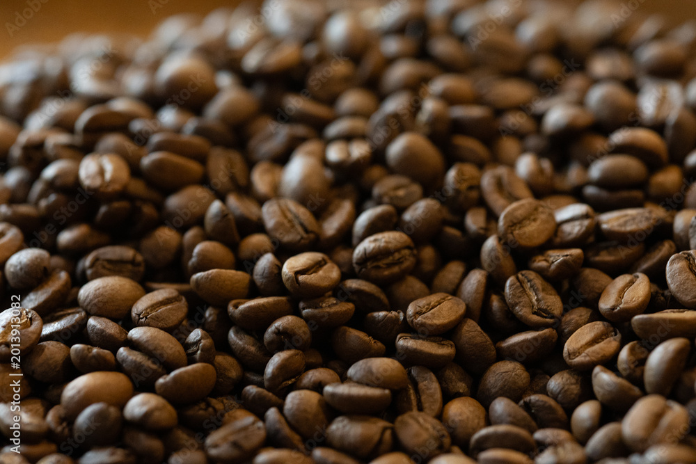 Fototapeta premium coffee beans background
