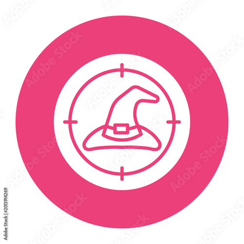 Canvas-taulu Witch Hunt Icon