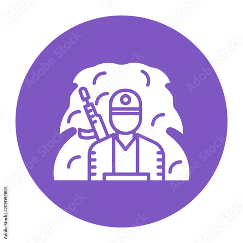 Valokuva Ghilie Suit Icon