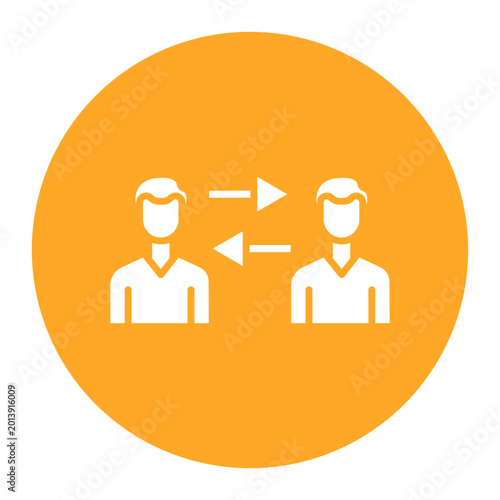 Slika na platnu Differentiation Icon