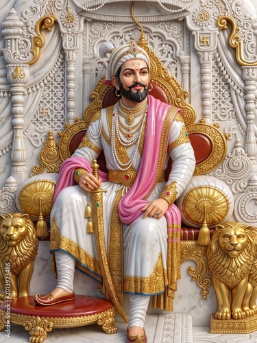  Chhatrapati Sambhaji Maharaj Historical Artwork