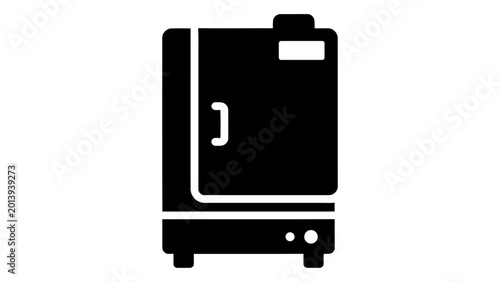 Photos Ultraviolet exposure test chamber glyph icon