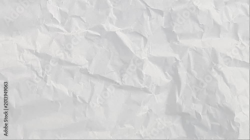 Crinkled Paper Texture Background stop motion Animation