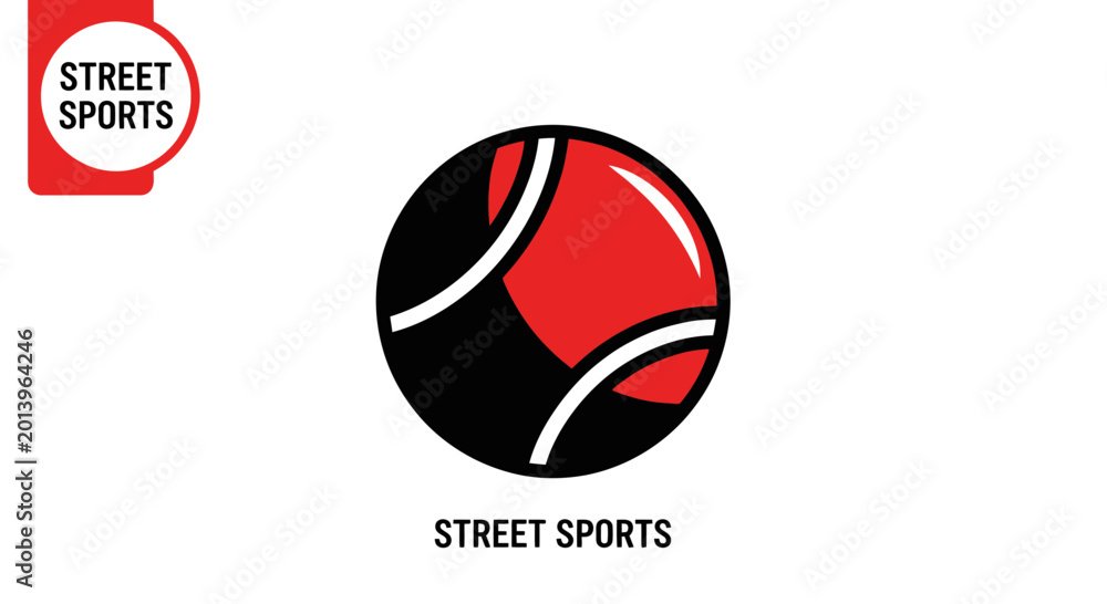 Fototapeta premium Bold Logo Design Illustrating Street Sports Concept, Ideal for Apparel Branding and Promotion