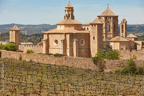 Foto Famous Cistercian monastery and vineyards in Poblet