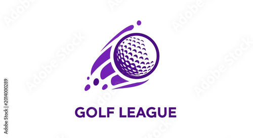 Dynamic Golf League Logo Design Element Perfect For Branding And Visual Identifiers