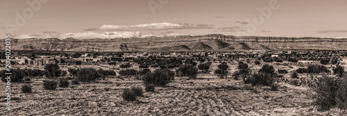 Konstfotografi Paysage montagneux du sud de la Tunisie