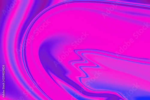 Vibrant pink and blue swirling abstract background with wavy lines and a gradient effect