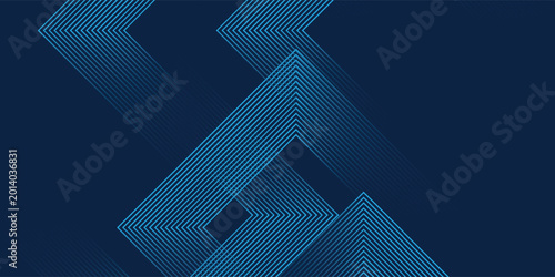Background Blue. Vector abstract, science, futuristic, energy technology concept. Digital image of light rays, stripes lines with blue light over dark blue background design