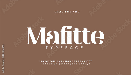 Tableau sur toile Elegant modern beauty logo alphabet font