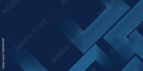 Background Blue. Vector abstract, science, futuristic, energy technology concept. Digital image of light rays, stripes lines with blue light over dark blue background design