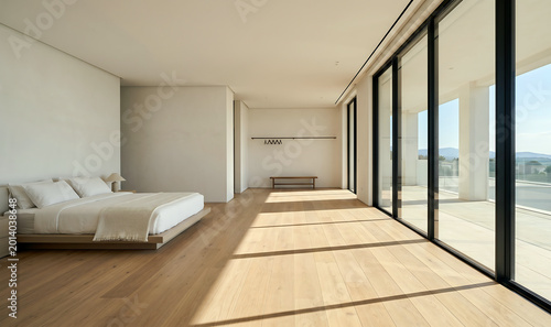 The Art of Negative Space: Ultra-Minimalist Bedroom Design