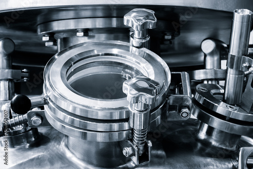 Εκτύπωση καμβά Metallic viewport features a transparent center
