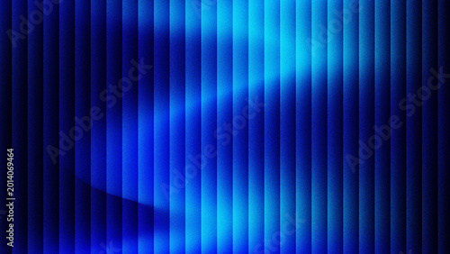 Fotografie An abstract background composed of vertical blue stripes with dynamic light streaks creating a sense of depth and movement