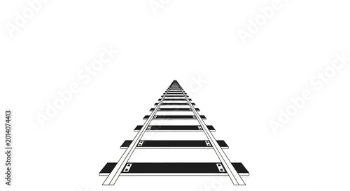 Metal Aerial Railway Track Structure.