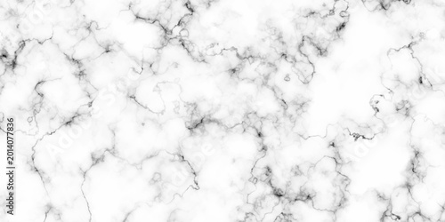 Schilderij op canvas Panoramic white background marble stone texture for design