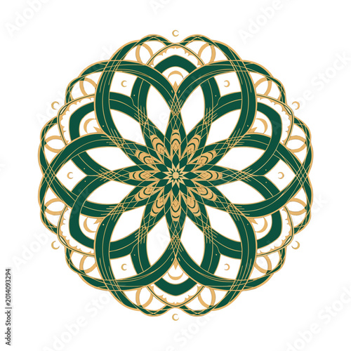 Floral Mandala Ornament: intricate floral mandala design, a fusion of artistry and serenity. Each line weaves a story of balance, harmony, and visual intrigue.