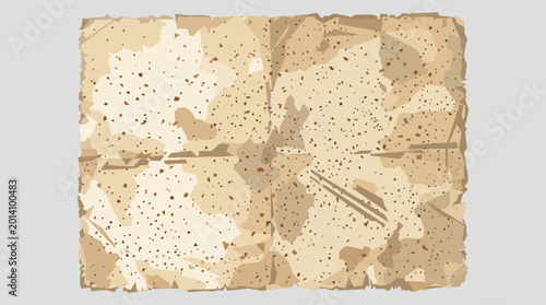 Schilderij op canvas Vintage torn and worn paper texture background.