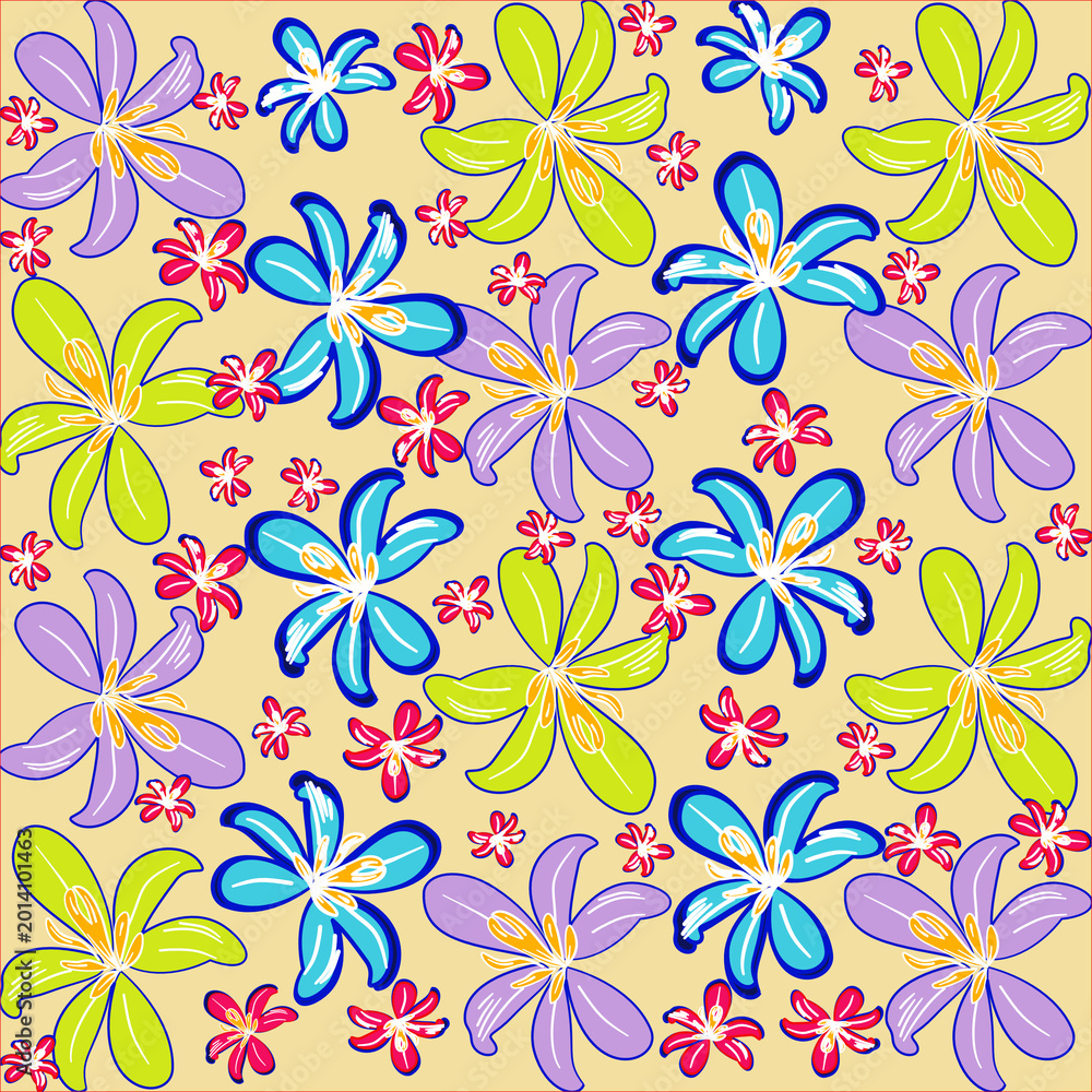 Fototapeta premium Traditional Floral Ornament