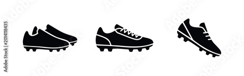 Foto Soccer Cleats and Football Shoes Icons