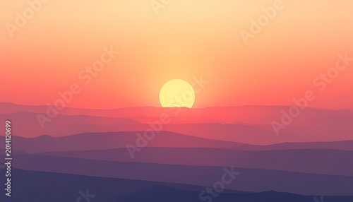 Luxury sunset gradient background