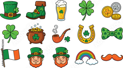 Photos Vector Set of St