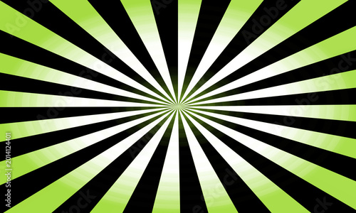 Green light rays background vector abstract glowing energy design Abstract green light beam rays vector background with glowing effect