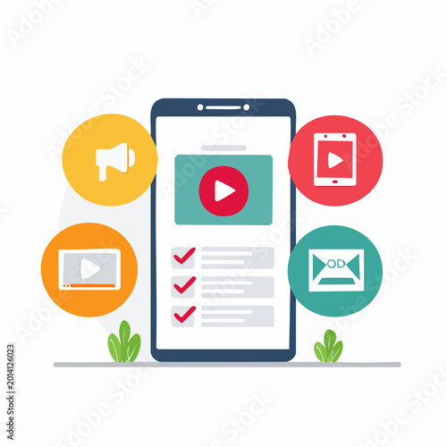 Mobile App Marketing and Content Creation Icons Free Download Mobile App Marketing and Content Creation Icons - GFXLoad