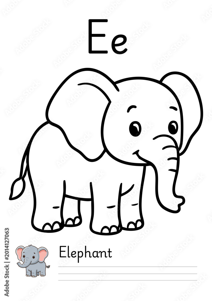 Fototapeta premium Coloring Book for Kids