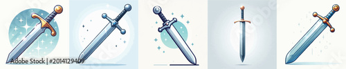 фотографія vector of knight sword