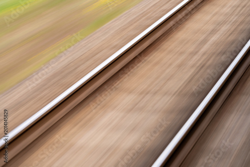 Фотография train tracks in motion blur