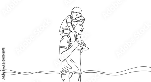 Heartwarming father son bonding moment fatherhood concept
