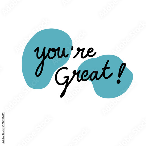 Typography you’re great