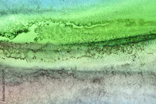 
Abstract background with green stains
