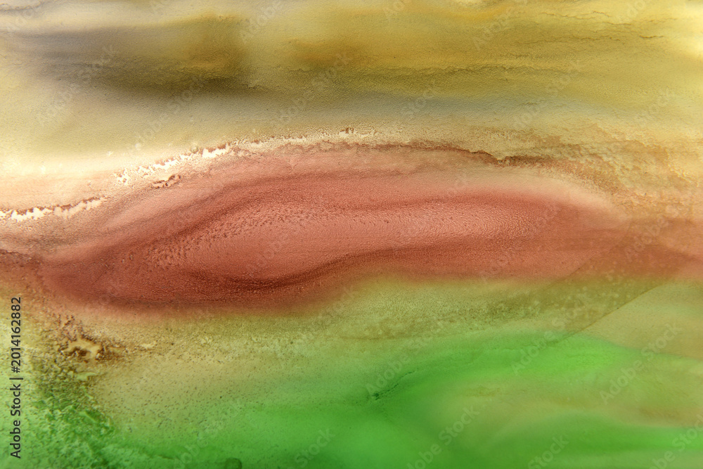 Fototapeta premium Abstract background with green stains