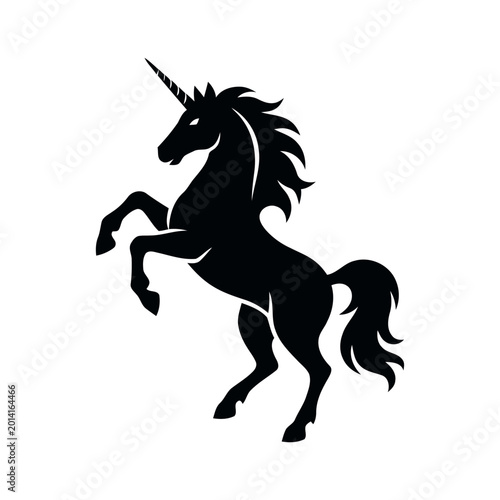 black horse vector illustration