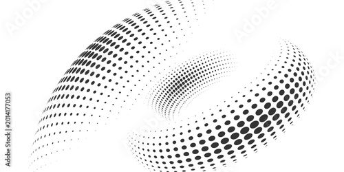 Bild auf Leinwand Grunge Halftone white and black dot pattern and black grunge gradient background