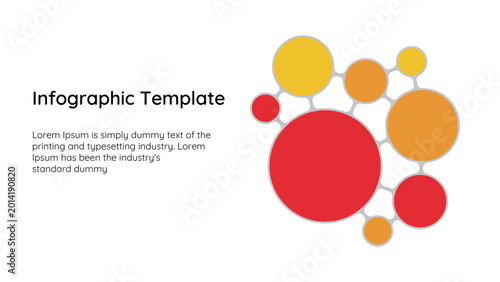 vector circle business infographic template
