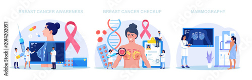 Fotografie Breast Cancer Set