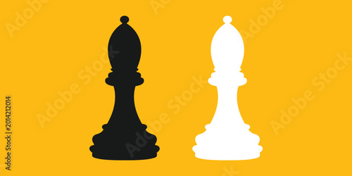 Fotografía Background bishop chess pawn