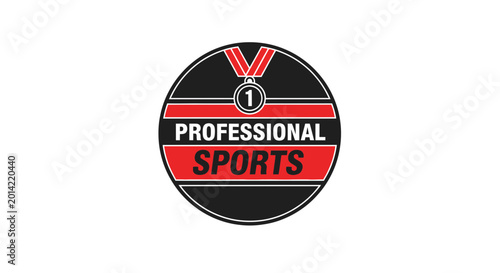 Professional Sports Logo Featuring Medal And Number One Symbol On White Background Free Download Professional Sports Logo Featuring Medal And Number One Symbol On White Background - GFXLoad