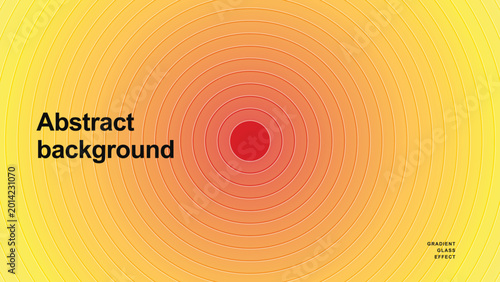 Foto Fire Red Orange Yellow Glassmorphism Abstract Ring Background